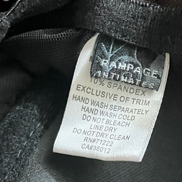 Black Lingerie Babydoll Lace Mesh Y2K Sz Small - Picture 5 of 6